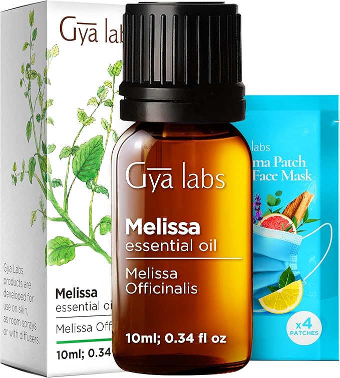 100% Pure Melissa Essential Oil by GyaLabs