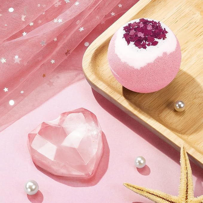 Birthday Gifts for Women Self Care Get Well Soon Gifts, Rose Relaxing Spa Bath - Image 7