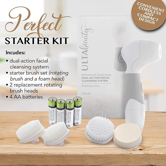 ULTA Beauty Advanced Cleansing Dual-Action Facial Cleansing System and One Set - Image 2