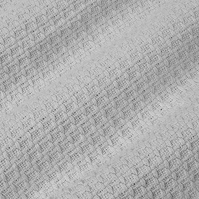 100% Fine Cotton Blanket Luxurious Weave Stylish Design Soft and Comfortable - Image 3