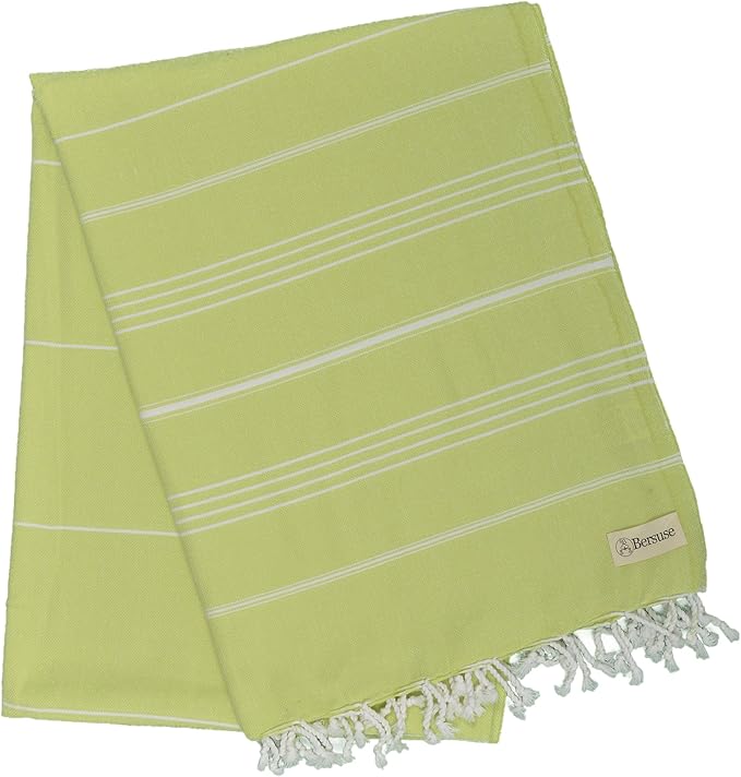 Bersuse Towels Anatolia XL Beach Blanket Throw Blanket Turkish Towel 100% - Image 4