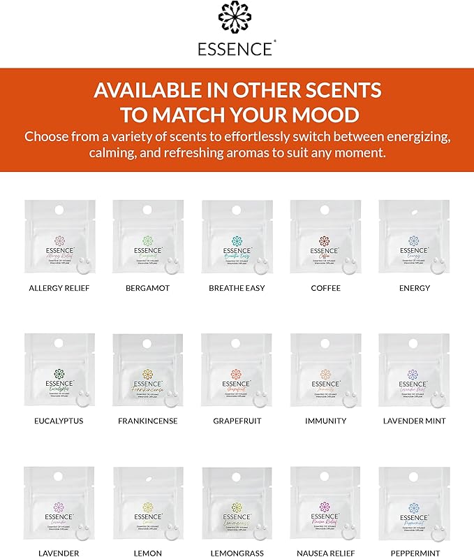 Essence Wearable Aromatherapy Nasal Diffuser – Orange Essential Oil Nose Ring - Image 7