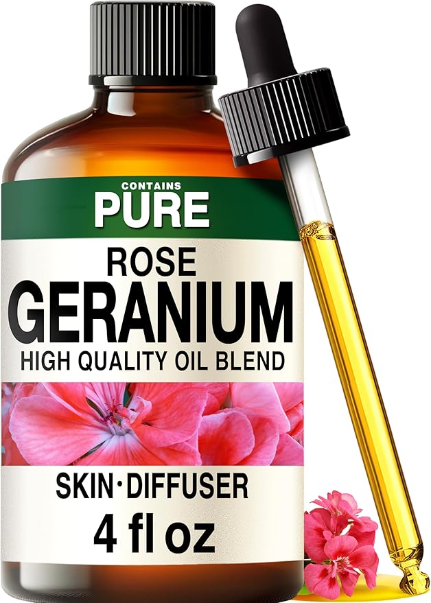 100% Pure Rose Geranium Oil by Kukka