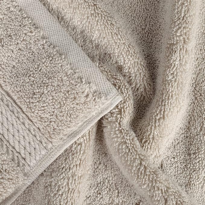 SUPERIOR Egyptian Cotton Pile 8 Piece Towel Set, Includes 2 Bath, 2 Hand - Image 6