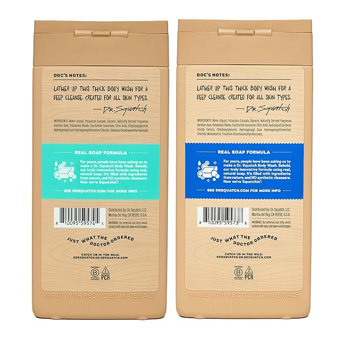 Dr. Squatch Natural Men's Body Wash Shower Gel - Image 2