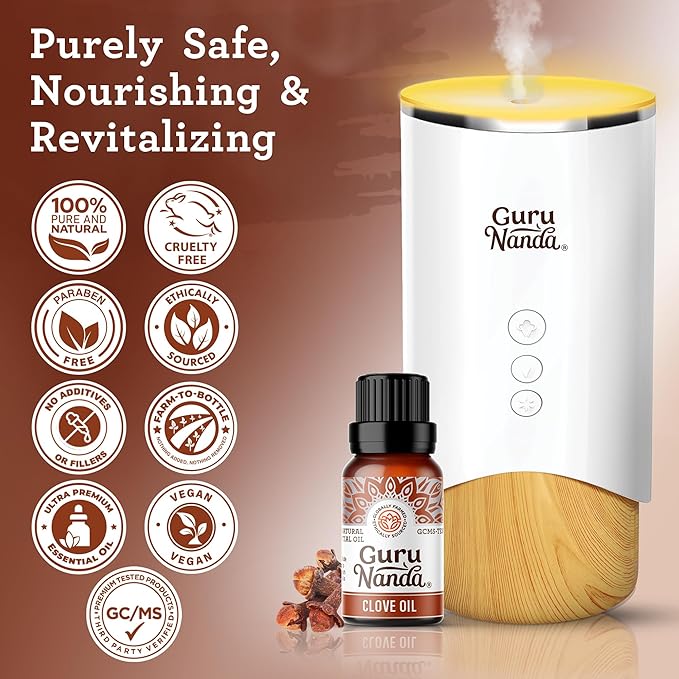 GuruNanda Clove Essential Oil, 100% Pure, Natural and Undiluted Aromatherapy Oil - Image 6