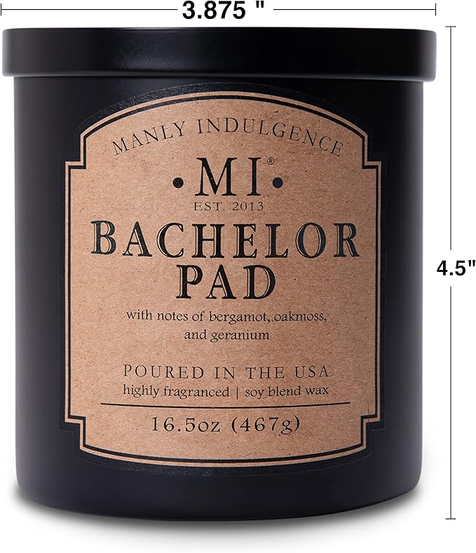 Manly Indulgence Bachelor Pad Scented Candles - Image 4
