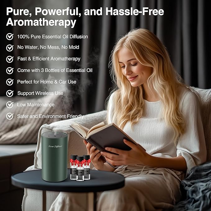Waterless Essential Oil Diffuser Starter Kit - Image 2