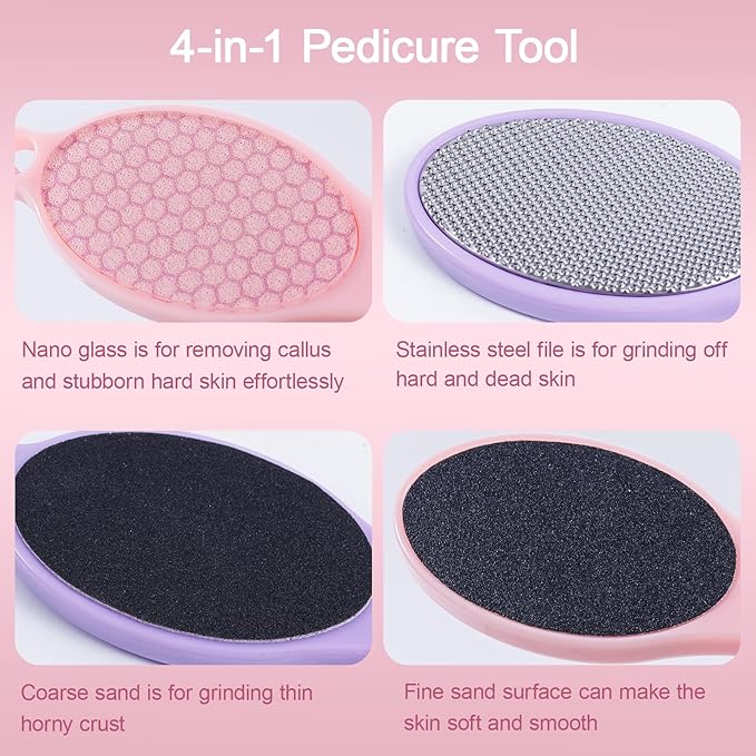 4-in-1 Nano Glass Foot Callus Remover, Professional Foot File, Durable Foot - Image 2