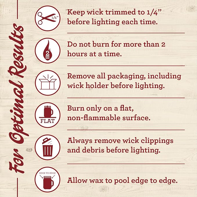 Our Own Candle Company, Cranberry Scented Mason Jar Candle, 100 Hour Burn Time - Image 3