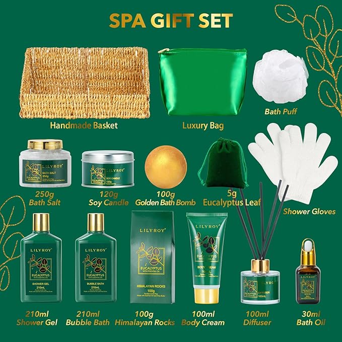 Mother's Day Gift Basket for Mom, Gifts for Women, Spa Gift Baskets for Women - Image 3