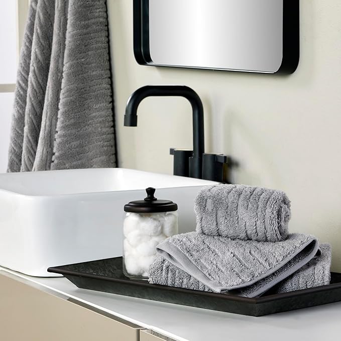 SKL Home CloudSoft Cotton Luxury Hand Towel 2pc Set - Image 3