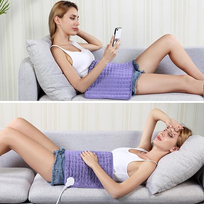 Electric Heating pad with 6 Heat Settings, Auto Shut Off, Dry Electric Heating - Image 6