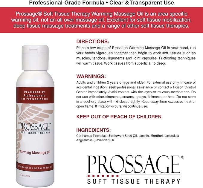 Prossage Heat Warming Relief Massage Oil - Image 7