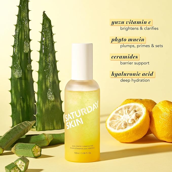 Saturday Skin Yuzu Vitamin C Essence Jelly Mist- Brightening Plumping Soothing - Image 5