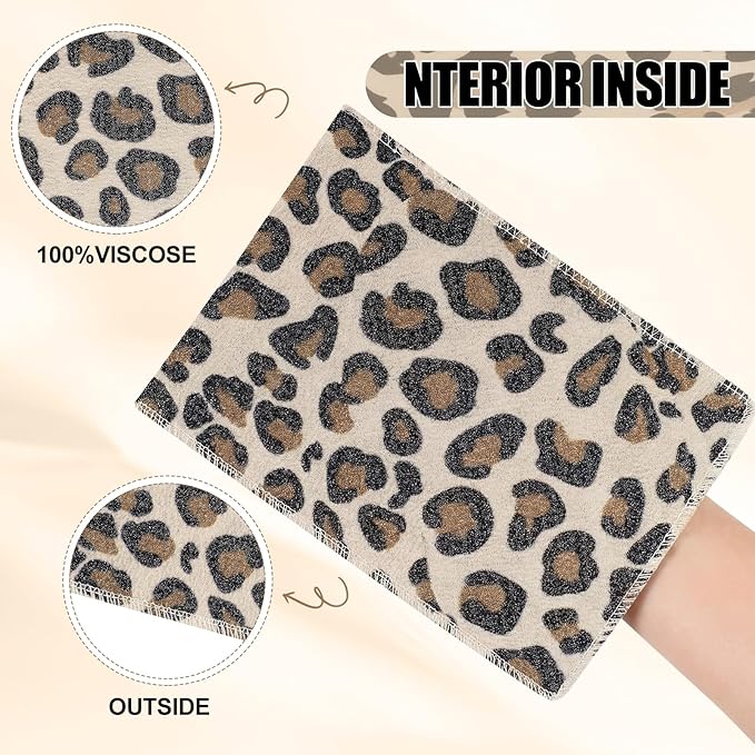 Tatuo 12 Pieces Korean Exfoliating Mitt Glove Italy Towel Skin Body Scrubber - Image 4