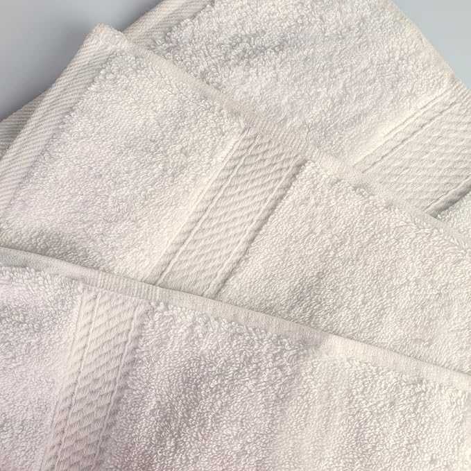 SUPERIOR Egyptian Cotton Pile 8 Piece Towel Set, Includes 2 Bath, 2 Hand - Image 6