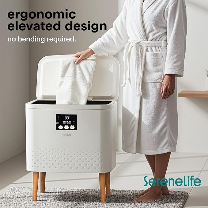 SereneLife WiFi-enabled Towel Warmer Bucket, 20L Large Capacity heater bucket - Image 3