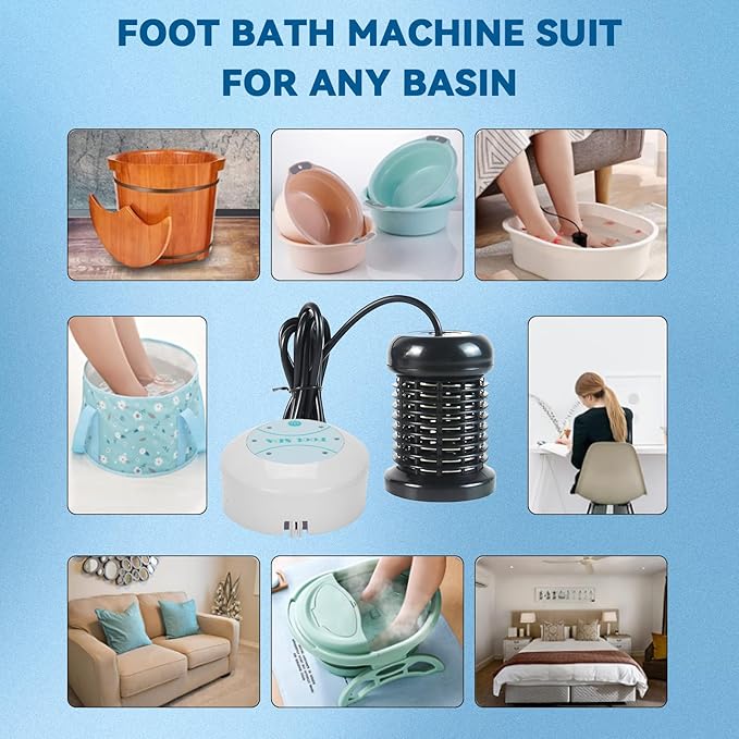 Pilipane Foot Bath Machine, Portable Ionic Detox Foot Bath Machine, Foot - Image 8