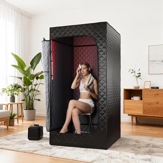 Sauna Box Portable Steam Sauna for Home Use, Infrared Sauna Tent - Image 4