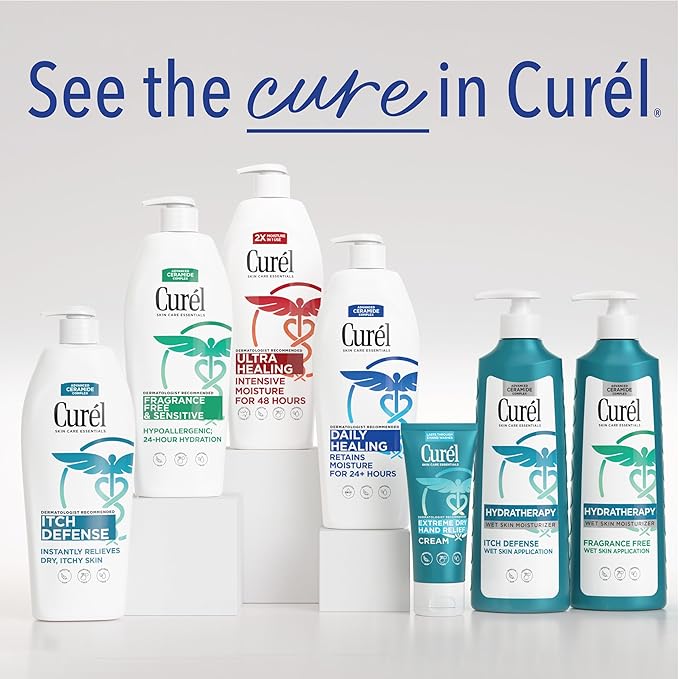 Curel Fragrance Free Comforting Body Lotion, Unscented Dry Skin Moisturizer - Image 7