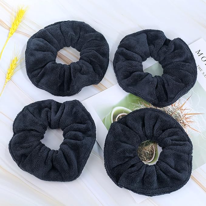 IVARYSS Super Towel Scrunchies for Drying Hair, Absorbent and Soft Microfiber - Image 4