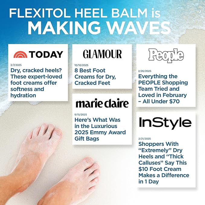 Flexitol Heel Balm, Cracked Heel Cream & Foot Balm, Intensive Hydration - Image 7
