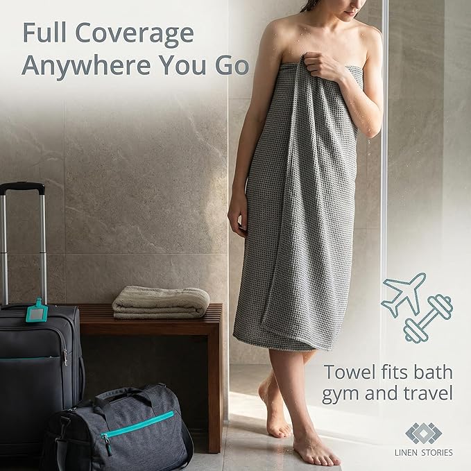 Pure 100% Linen Bath Towel - Image 6