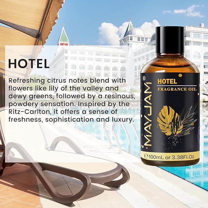 Hotel Fragrance Oil Essential Oil, MAYJAM 3.38FL.OZ Hotel Oil Scents - Image 3