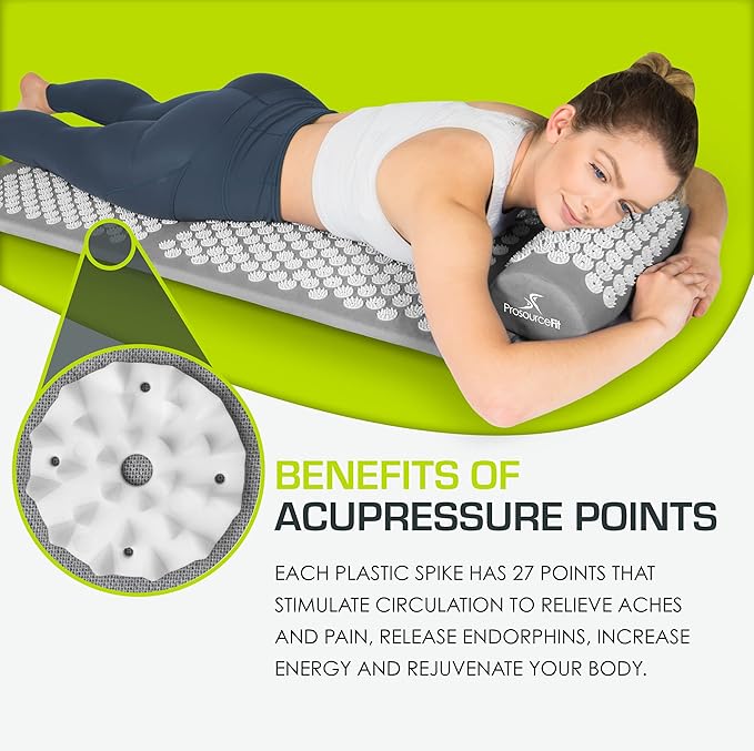 ProsourceFit Acupressure Mat and Pillow Set - Image 3