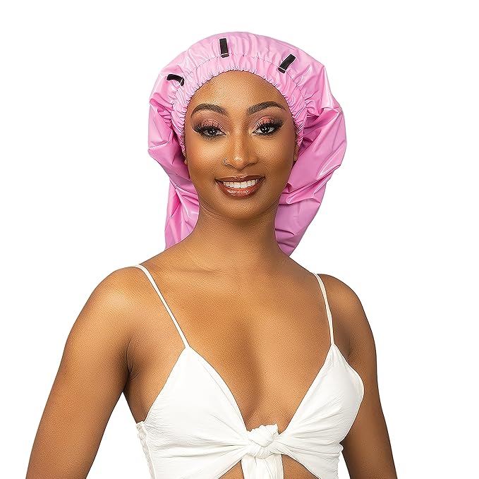 Esha Girl - Shower Cap for Extra Long Hair, Twists – Waterproof – Snug Fit by ESHAGIRL