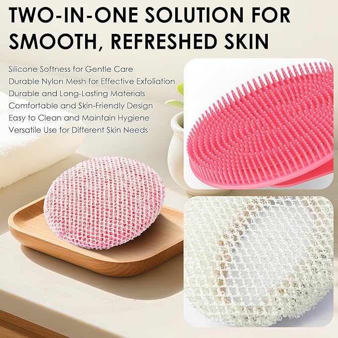 INNERNEED Food-Grade Silicone Body Scrubber Gentle Cleansing Brush - Image 3