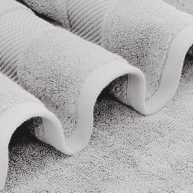 White Classic Luxury Bath Sheets Towels - Image 3