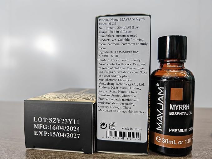Myrrh Essential Oil, MAYJAM 30ML Pure Myrrh Oil - Image 10