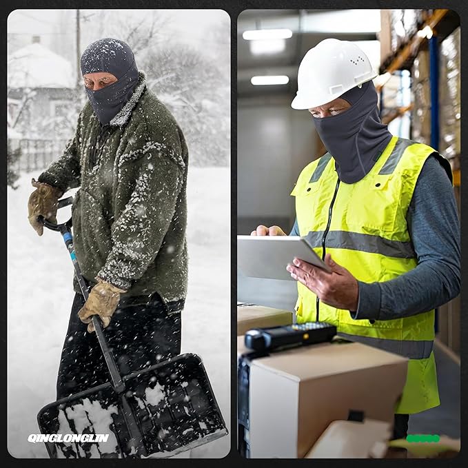 Balaclava Ski Mask 3 Pieces Full Face Cover - Image 7