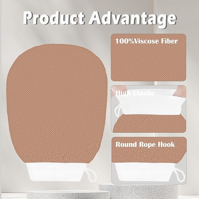 Ultra Thin Version Exfoliating Glove-Remove Unnecessary Dead Skin and - Image 3