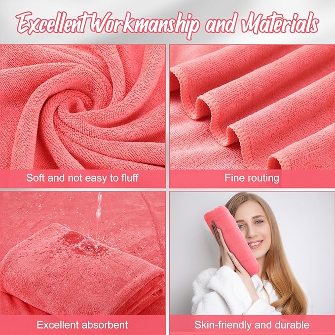 SmoothNovelty 16 Pack Microfiber Bath Towels Bulk 27'' x 60'' Oversized Beach - Image 3