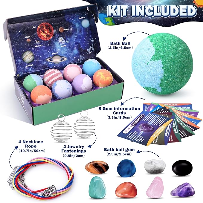 Toylink Galaxy Bath Bombs for Kids - Image 2
