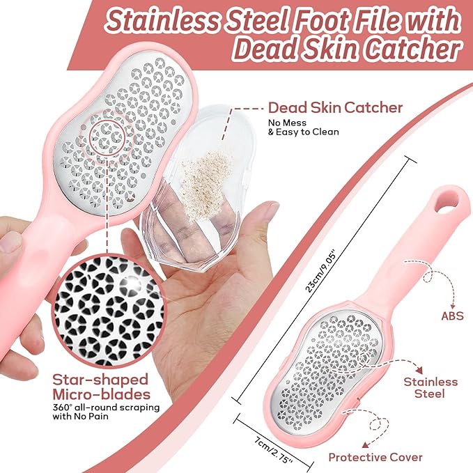 Foot Brush/Foot File/Silicone Body Scrubber Set, 3-in-1 Foot Scrubber - Image 5