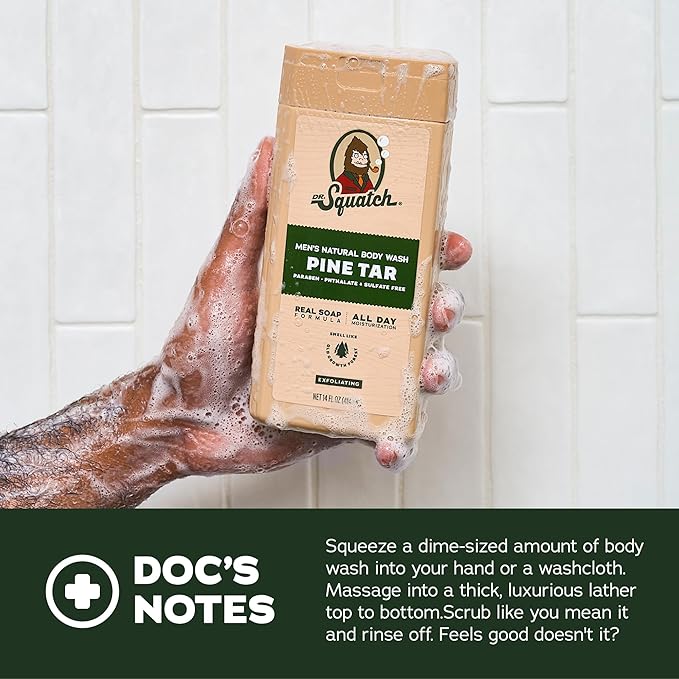 Dr. Squatch Natural Men's Body Wash Shower Gel - Image 7