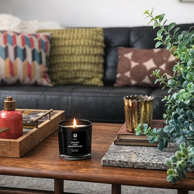 Lulu Candles | Saffron & Amber | Notes: Jasmine, & Amber | Smells Woody & - Image 5