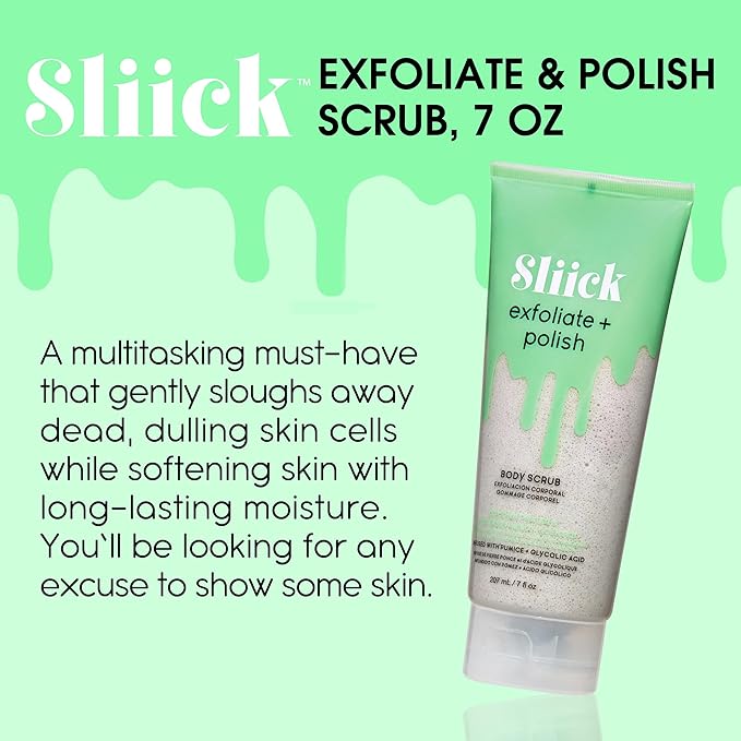 Sliick Exfoliate and Polish Body Scrub, Infused - Image 3
