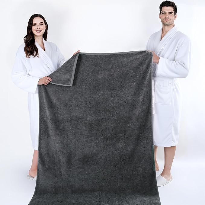Cotton Paradise 100% Cotton 40x80 Oversized Bath Sheet, Extra Large Turkish - Image 5