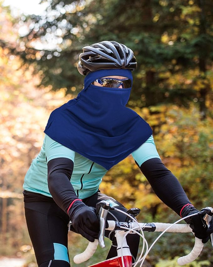SATINIOR 3 Piece Balaclava Face Cover Sun Protection Neck Cover Summer - Image 7