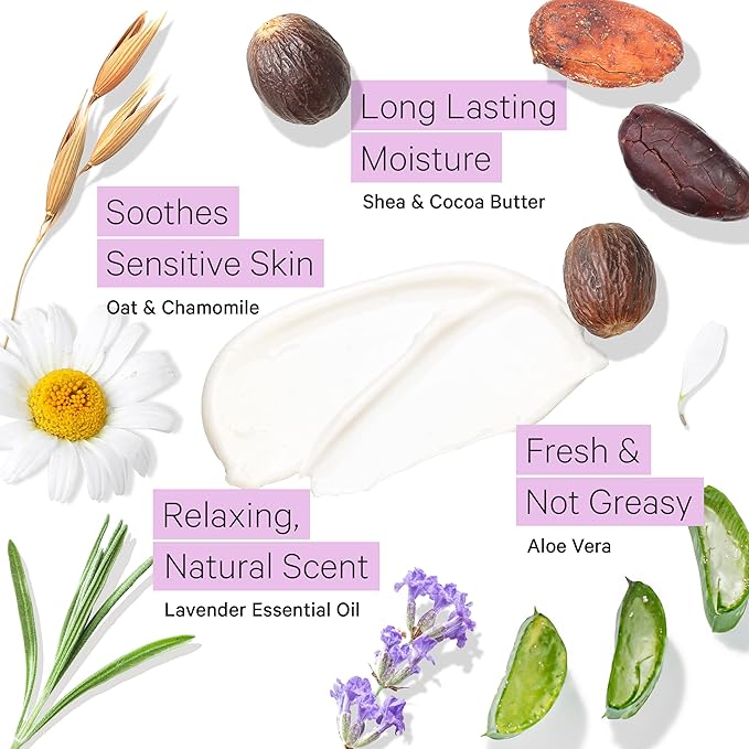 Tree To Tub Lavender Shea Butter Body Lotion - Image 3