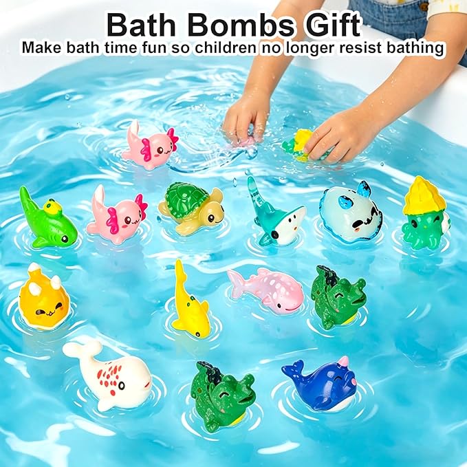 Bath Bombs for Kids, Skin-Friendly Bathing Kit for Easter Basket Essentials - Image 5