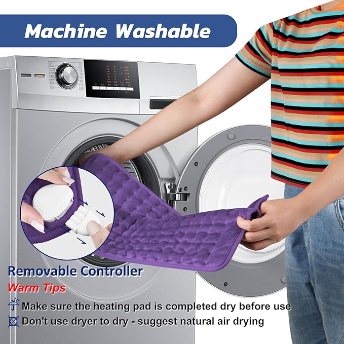 Electric Heating pad for Back Neck Shoulder Knee Arms Legs- Electric Heat Pads - Image 5