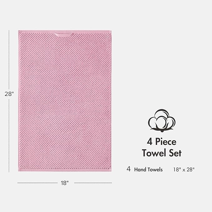 Madison Park 4-Piece Hand Towel Set - Image 9