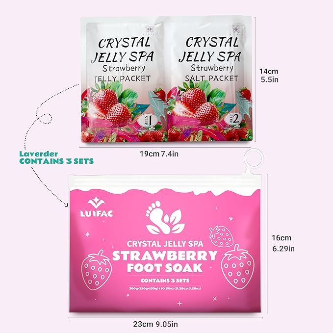 Foot Soak, Jelly Spa Pedicure Spa, Bubble Foot Bath Spa, Salon Pedi, Relaxation - Image 6
