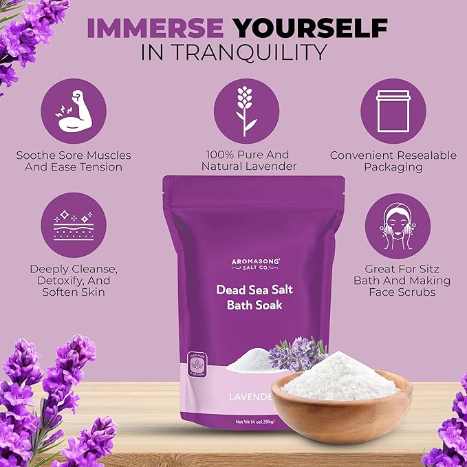Aromasong Dead Sea Salt for Soaking - Image 2